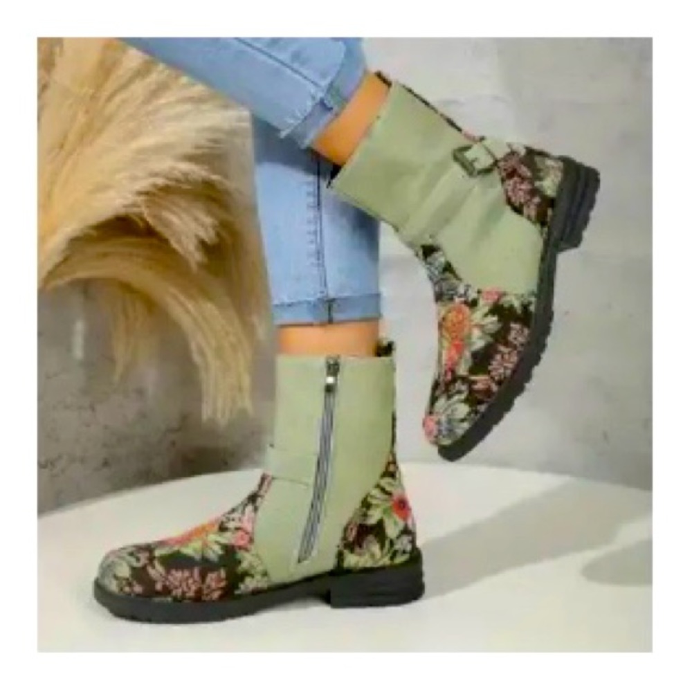 New YASIRUN Colourful floral boots